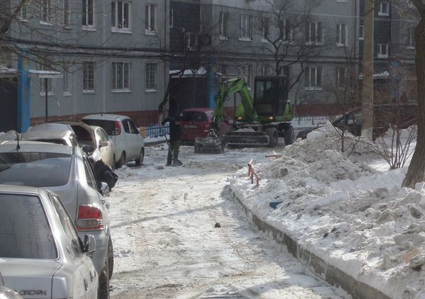 Очистка дороги от снега